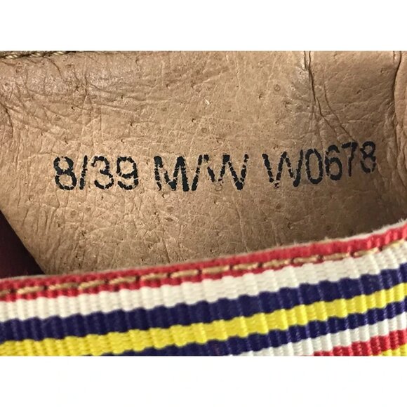 Born Womens Drillers Multicolor Striped Wedge Slide Sandal Size‎ US 8/EUR 39 - Picture 10 of 10